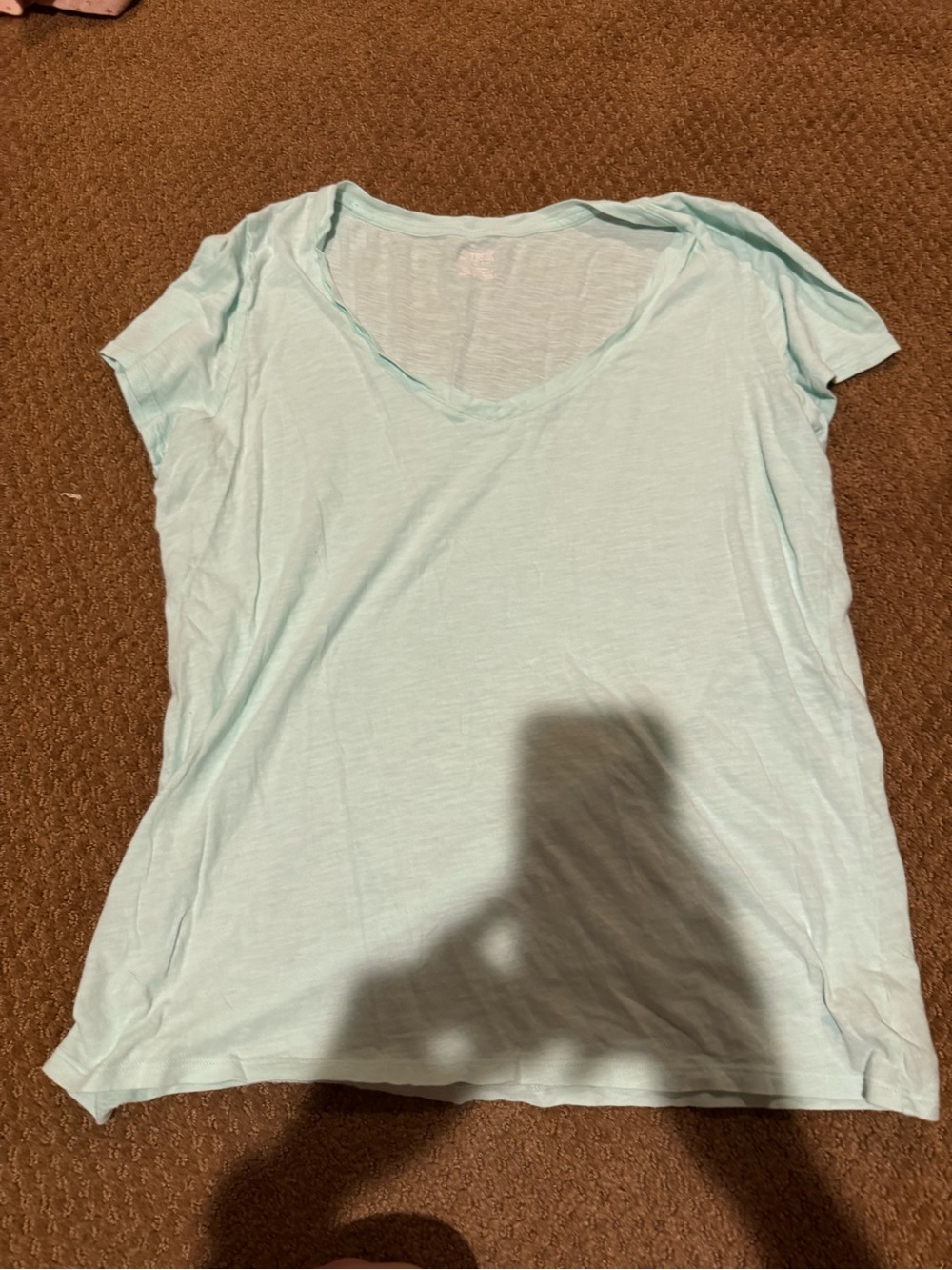 Light green Scoop Neck Women's Tee